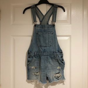 NWOT Abercrombie Demin Overalls!